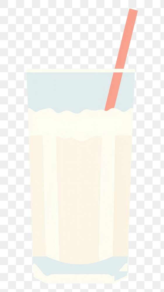 PNG  Milk shake drink dairy refreshment.