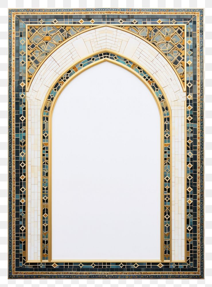 PNG  Arch art Christmas architecture mosaic frame.