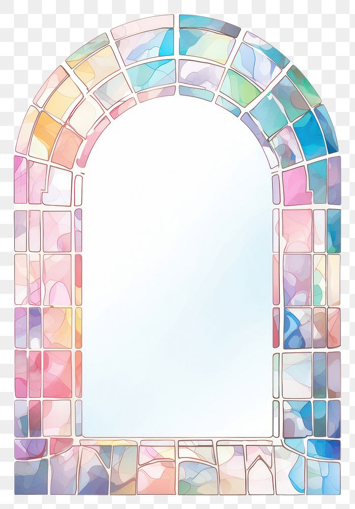 PNG  Arch art christmas architecture mosaic white background.