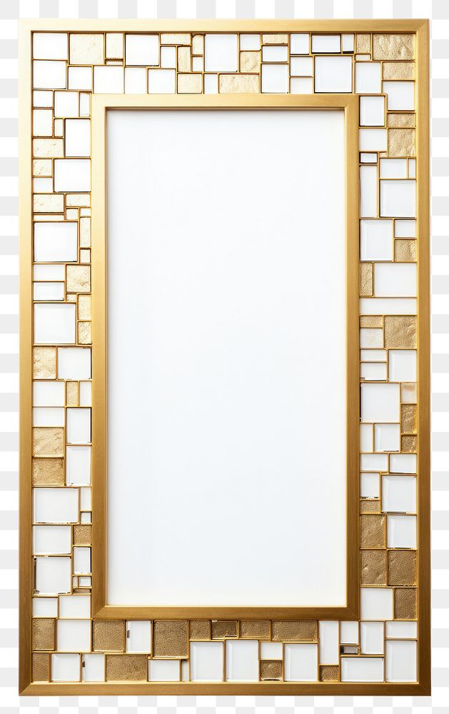 PNG  Rectangle frame gold white background.