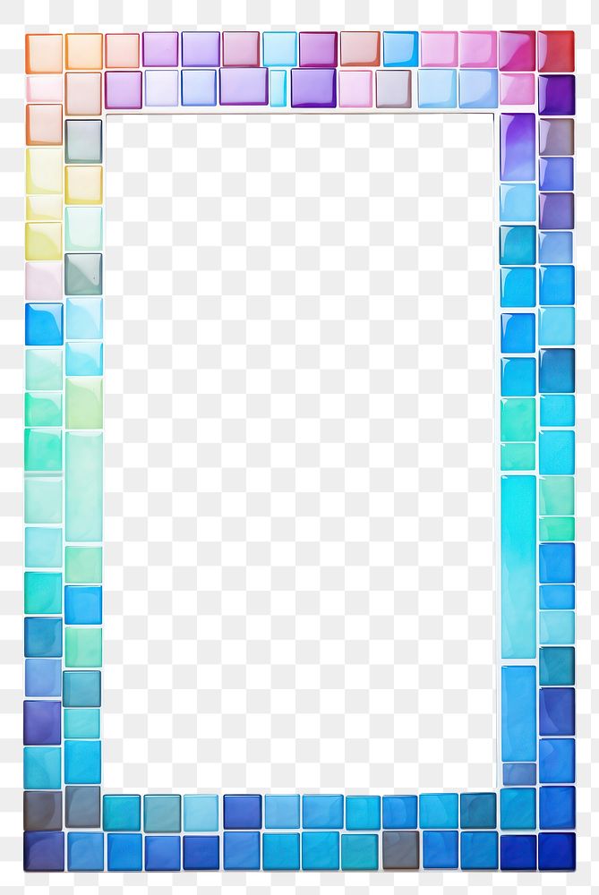 PNG  Rectangle backgrounds mosaic frame.