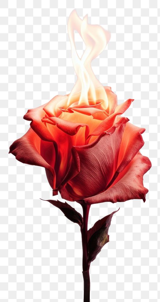 PNG Flower plant fire rose.