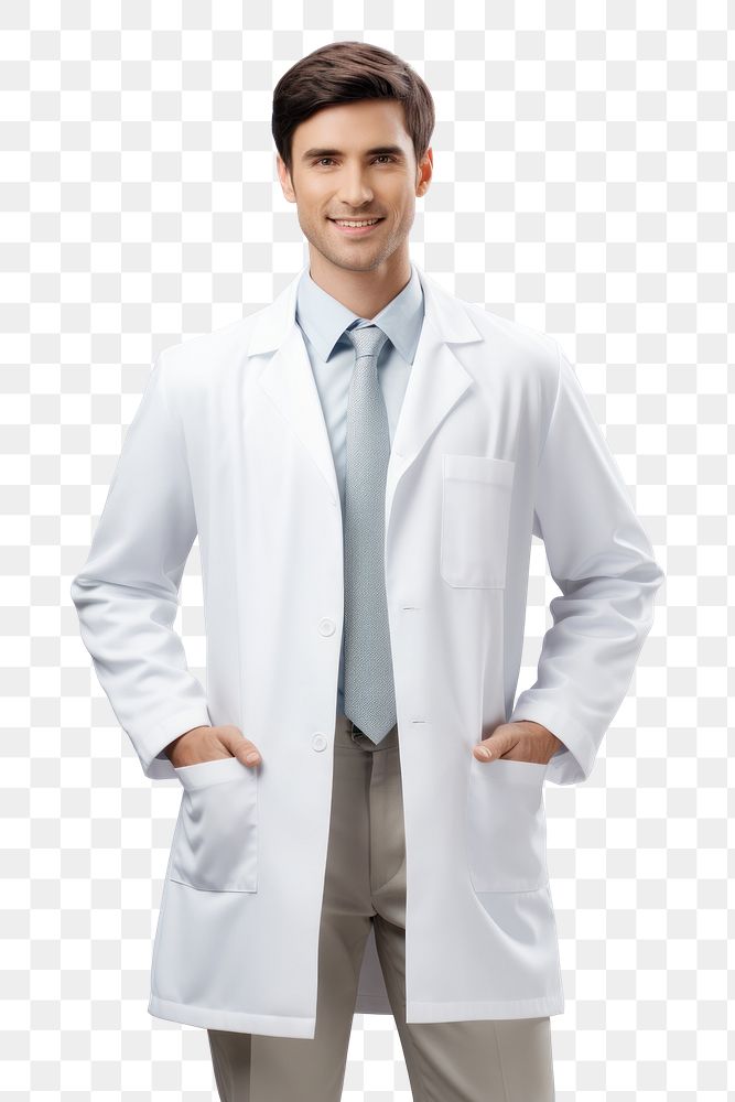 PNG A doctor in hospital standing shirt adult. AI generated Image by rawpixel.
