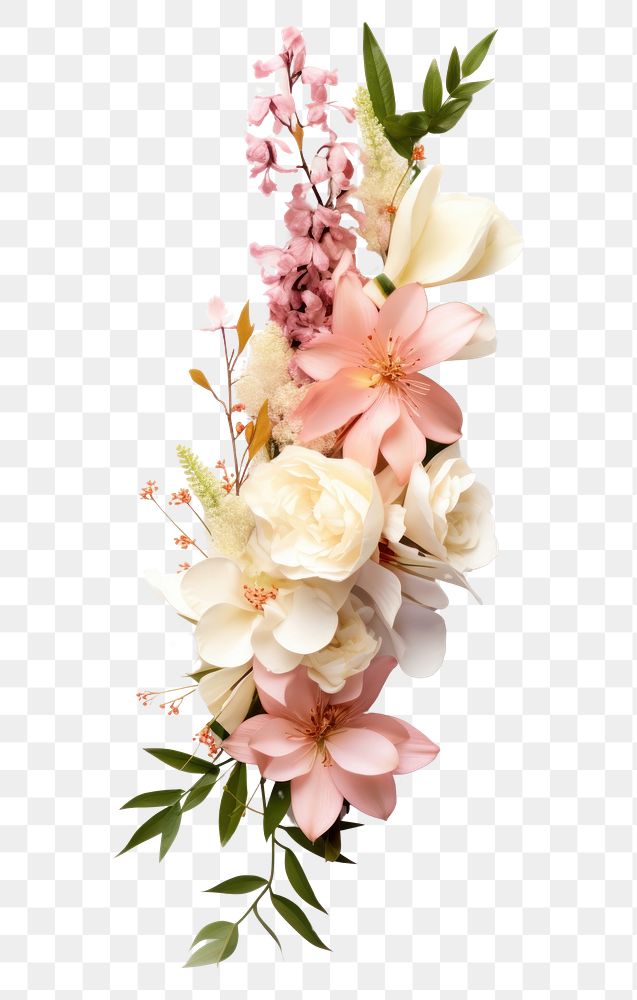 PNG Floral bouquet blossom flower petal.