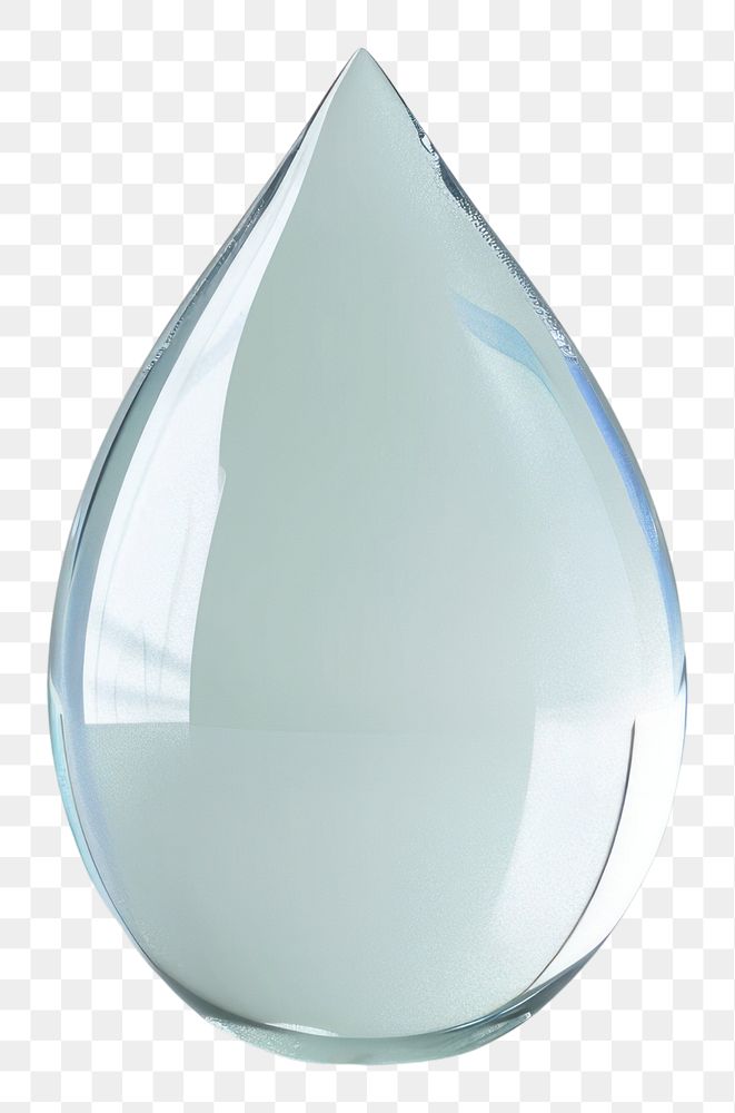 PNG Water drop icon glass transparent simplicity