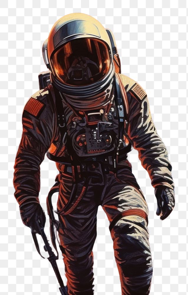 PNG  Astronaut on moon astronomy universe helmet.