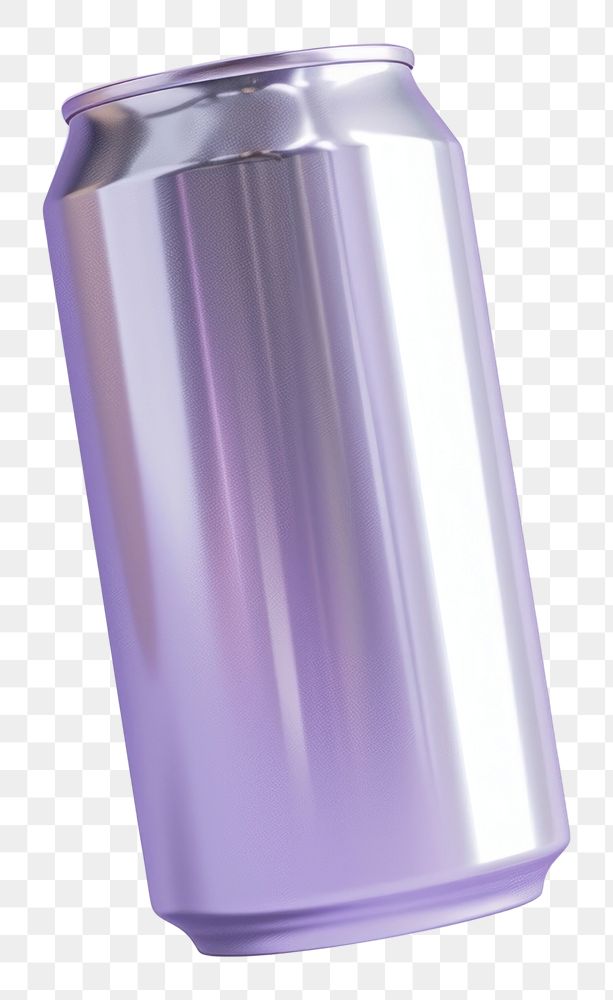 PNG Soda can bottle purple tin.