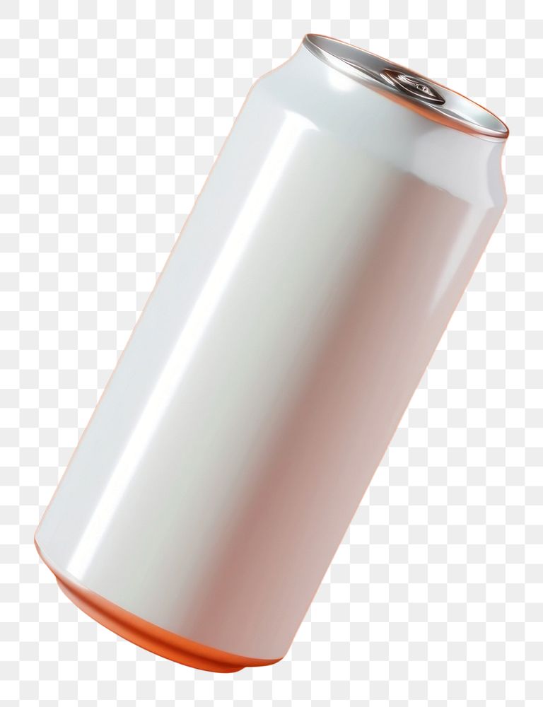 PNG Soda can tin orange background refreshment.