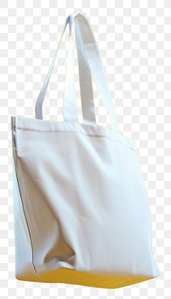 PNG Bag handbag yellow white.