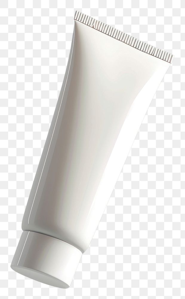 PNG Cream tube mockup toothpaste cosmetics bottle.