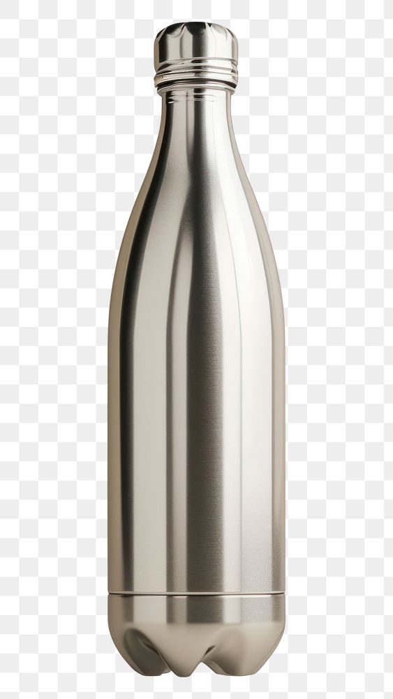 PNG  Stainless water bottle mockup refreshment simplicity drinkware.