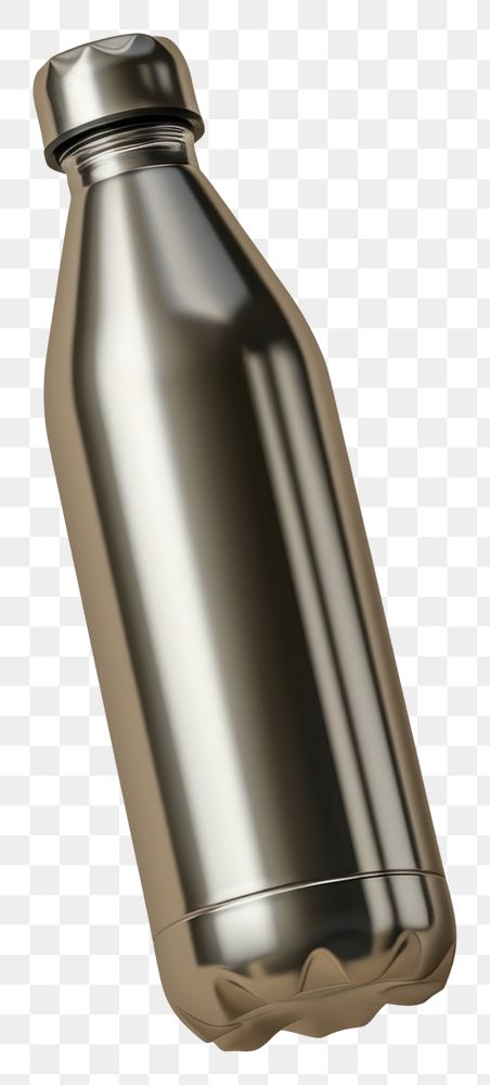 PNG  Stainless water bottle mockup refreshment simplicity drinkware.
