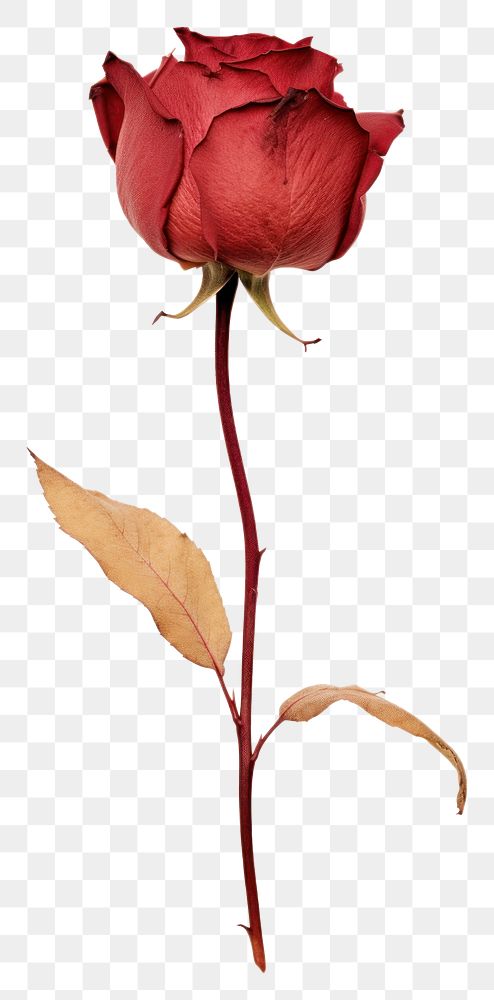 PNG Red rose flower petal plant.