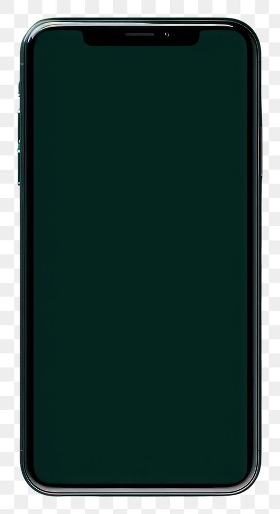 PNG  Mobile phone mockup green green background portability.
