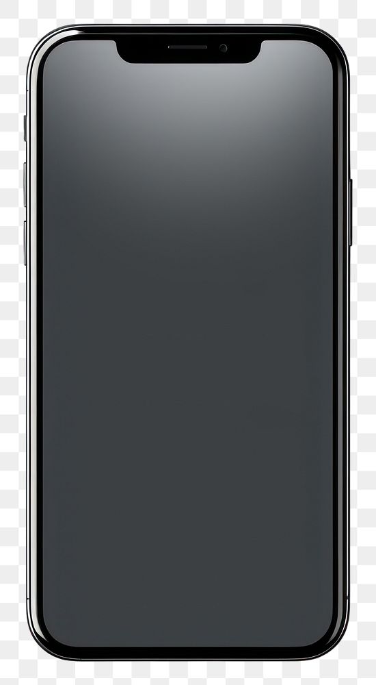 PNG  Mobile phone mockup gray portability electronics.
