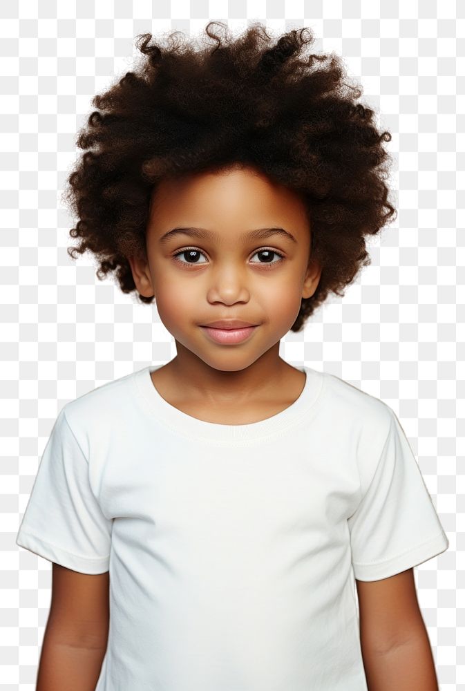 PNG Portrait t-shirt fashion child.