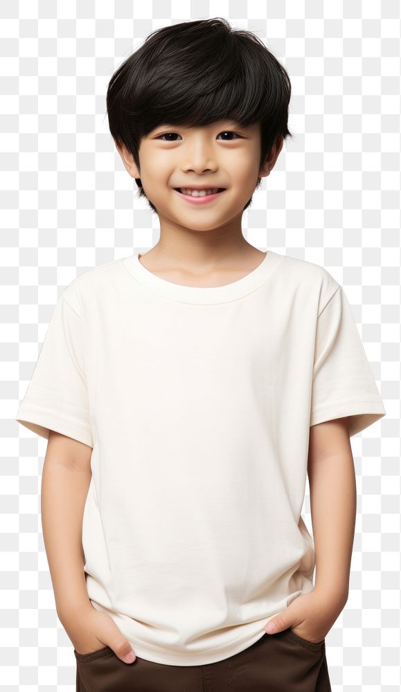 PNG Portrait t-shirt sleeve child.