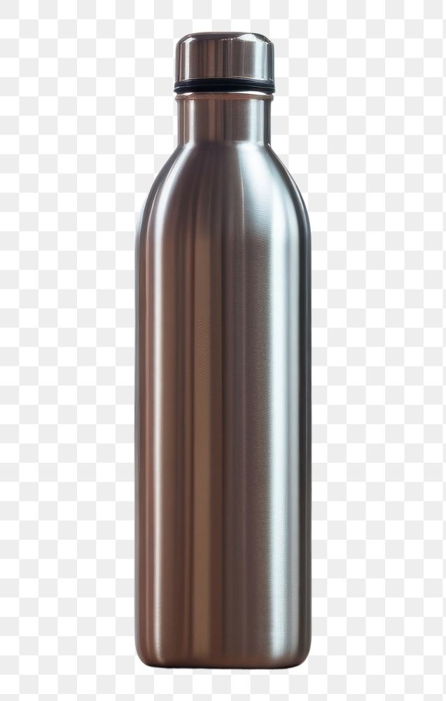 PNG  Stainless steel bottle dumbbell refreshment exercising.