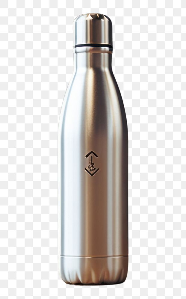 PNG  Stainless steel bottle refreshment drinkware container.