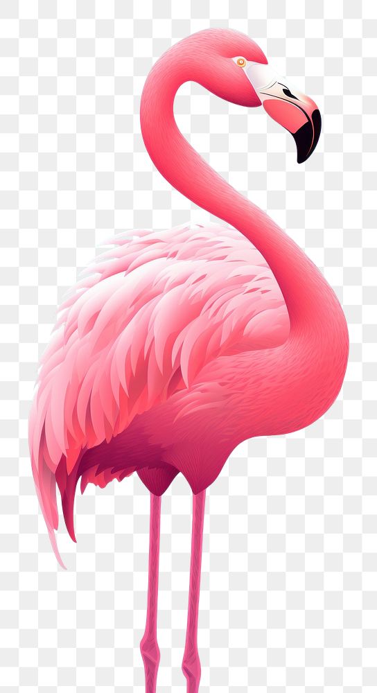 PNG Flamingo animal bird wildlife.