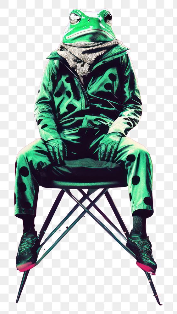 PNG Sitting adult green clothing.