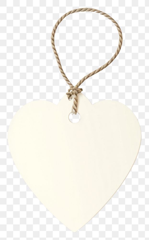 PNG  White heart necklace pendant jewelry. AI generated Image by rawpixel.