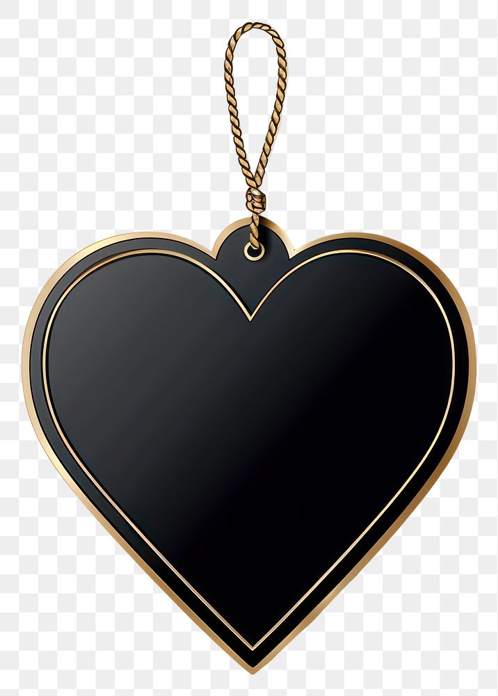 PNG  Gold heart jewelry pendant locket. AI generated Image by rawpixel.