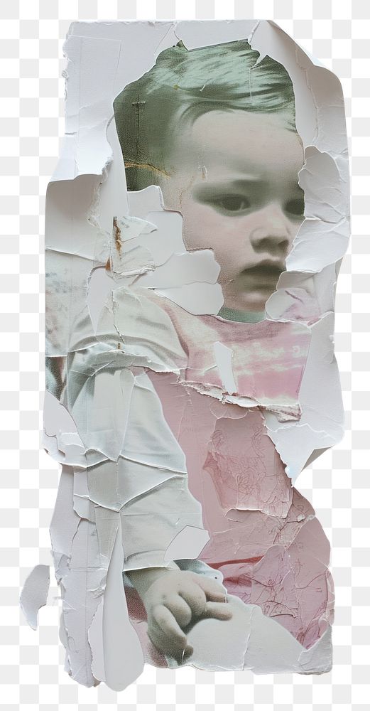 PNG  Mother collage paper baby.