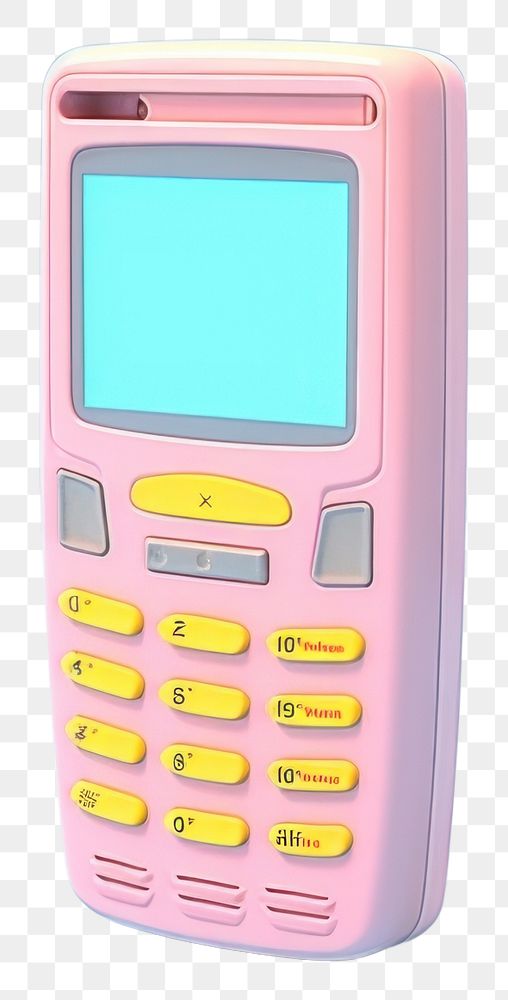 PNG Cell phone electronics calculator technology.