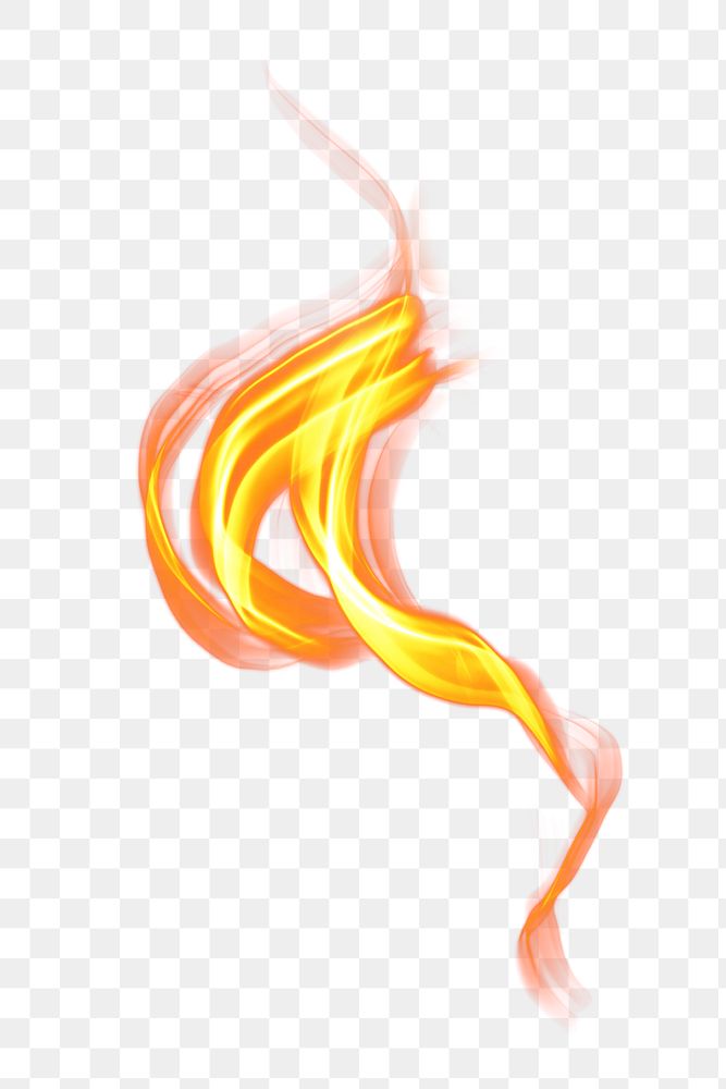 Png fire flame design element