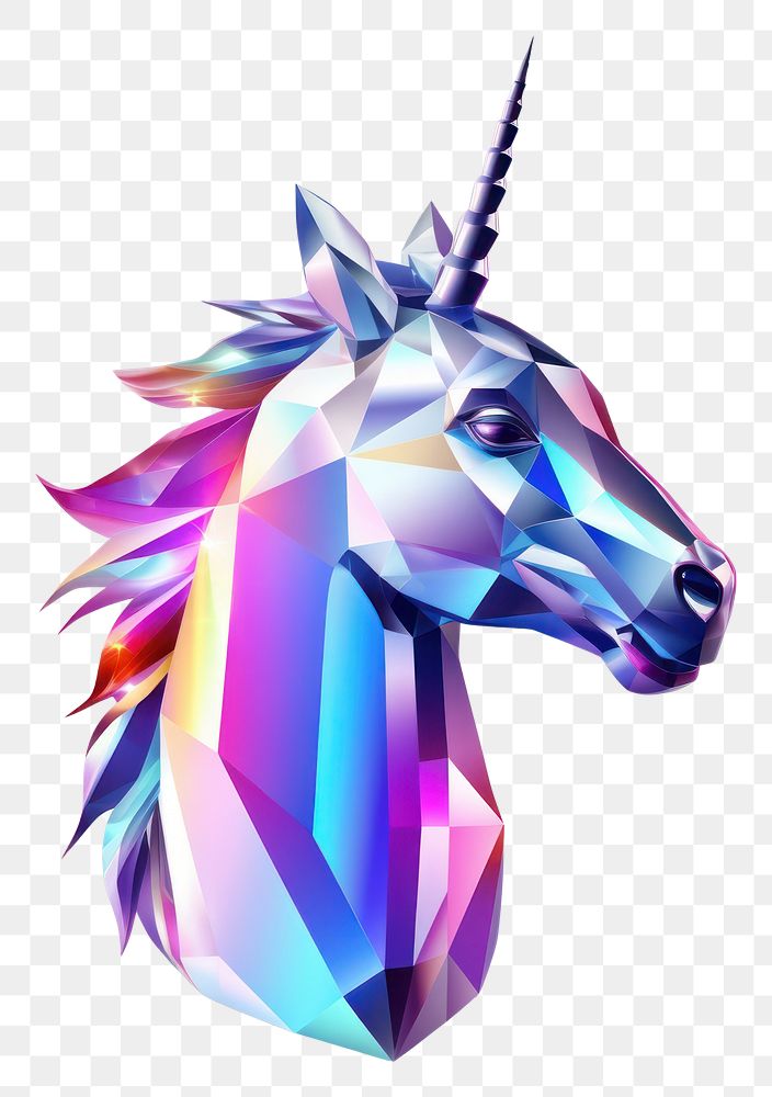 PNG A Unicorn icon iridescent animal mammal art.