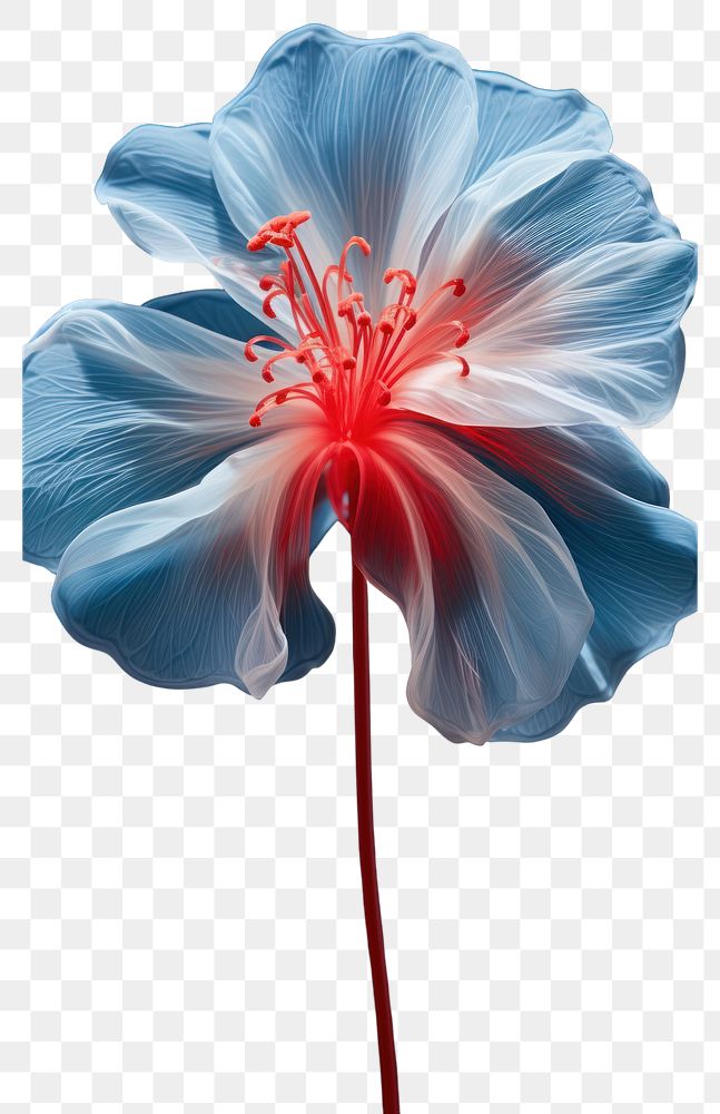 PNG  Flower hibiscus blossom petal. AI generated Image by rawpixel.