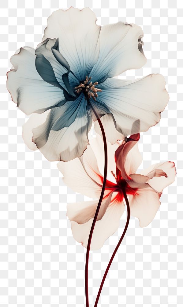 PNG  Flower petal plant white. AI generated Image by rawpixel.