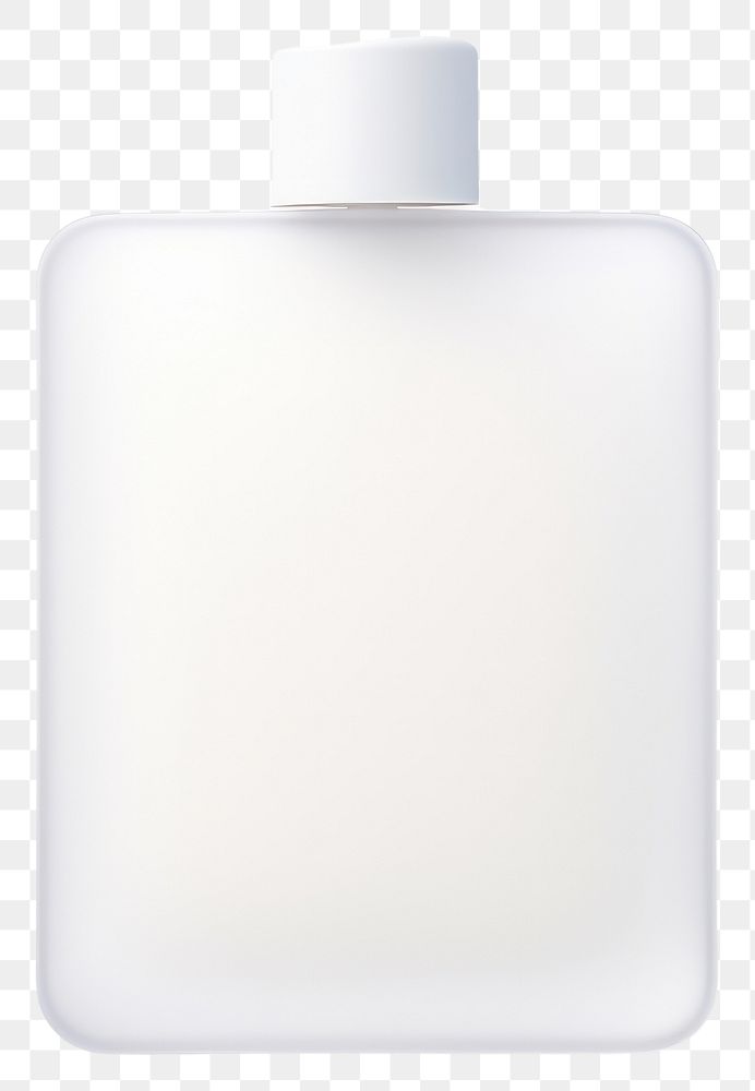 PNG  Liquid Body Flask refill in White simplicity bottle white background. AI generated Image by rawpixel.