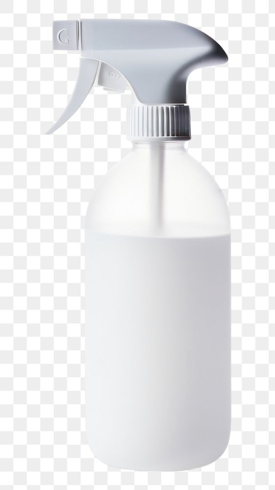 PNG  Sanle Plastic Bottle with fine mist sprayer bottle white white background. AI generated Image by rawpixel.
