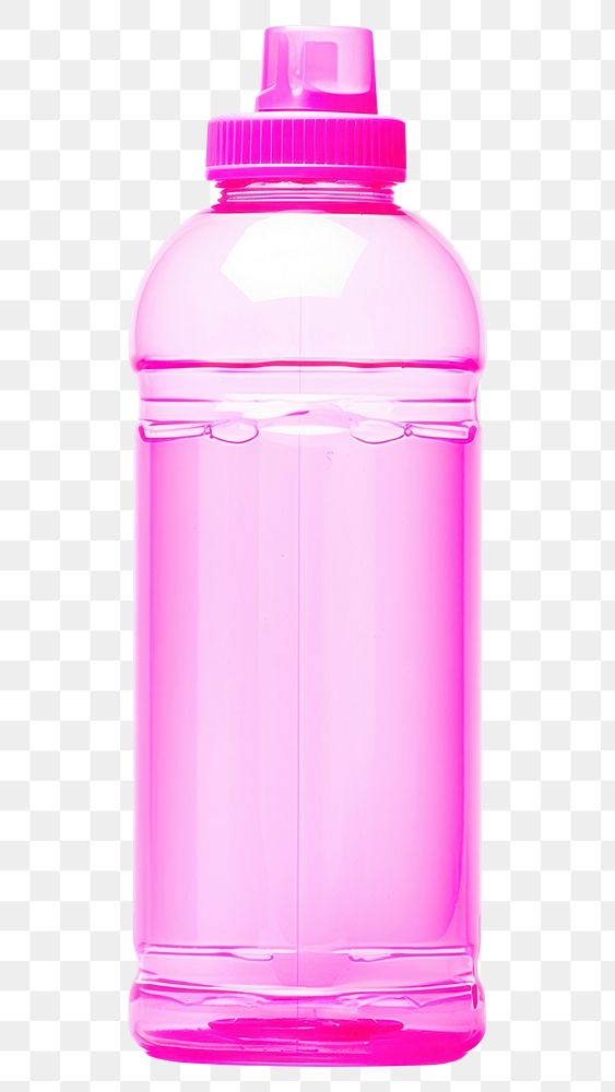 PNG Water bottle plastic pink  