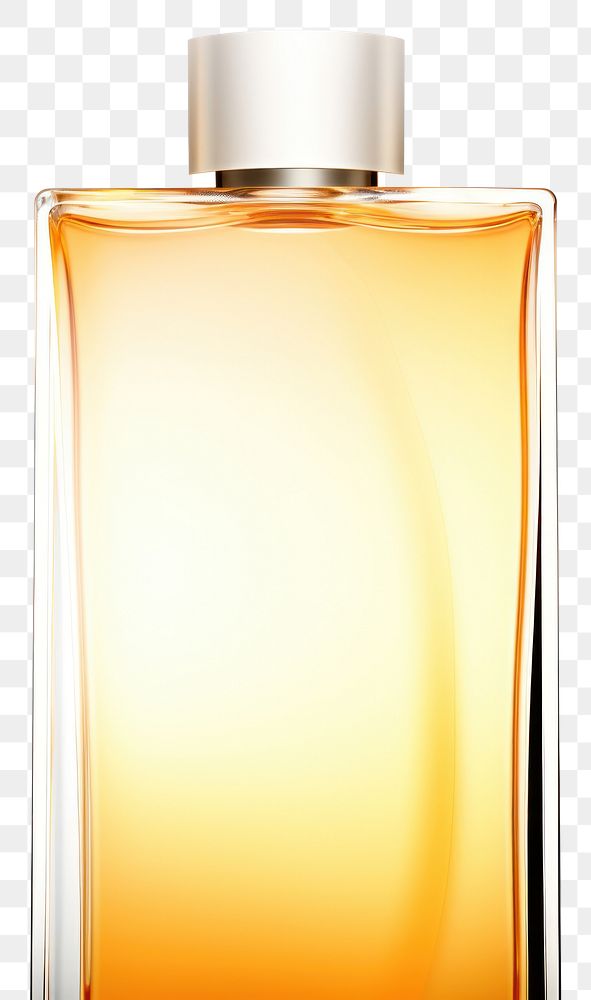 PNG  Whisky bottle in tea color cosmetics perfume white background.