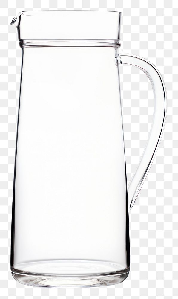 PNG  Carafe of water with crok top lid transparent bottle glass.
