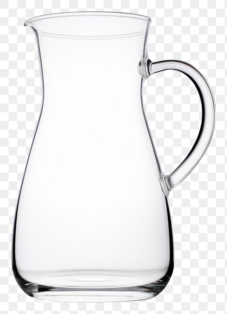 PNG  Carafe of water with crok lid transparent glass jug.