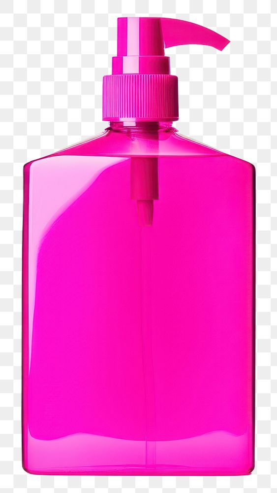 PNG  SHAMPOO BOTTLE bottle perfume pink. AI generated Image by rawpixel.