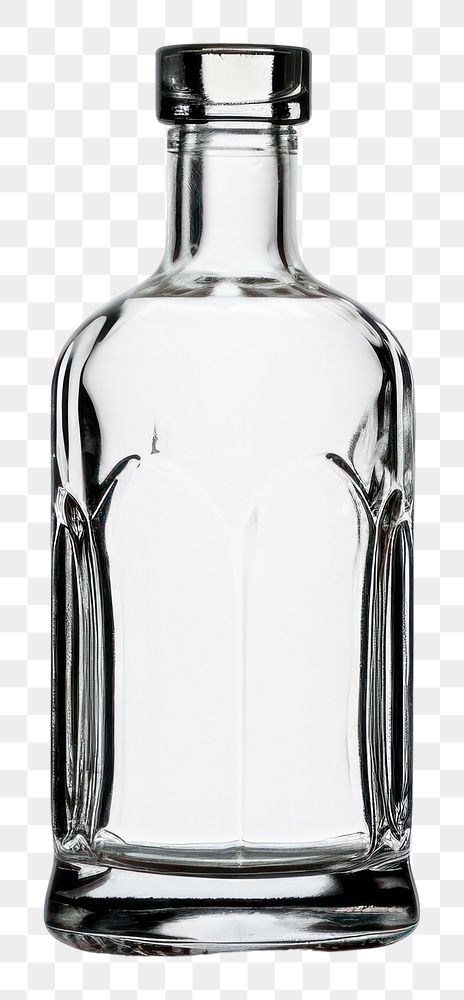 PNG  Vintage vodka bollte transparent bottle glass.