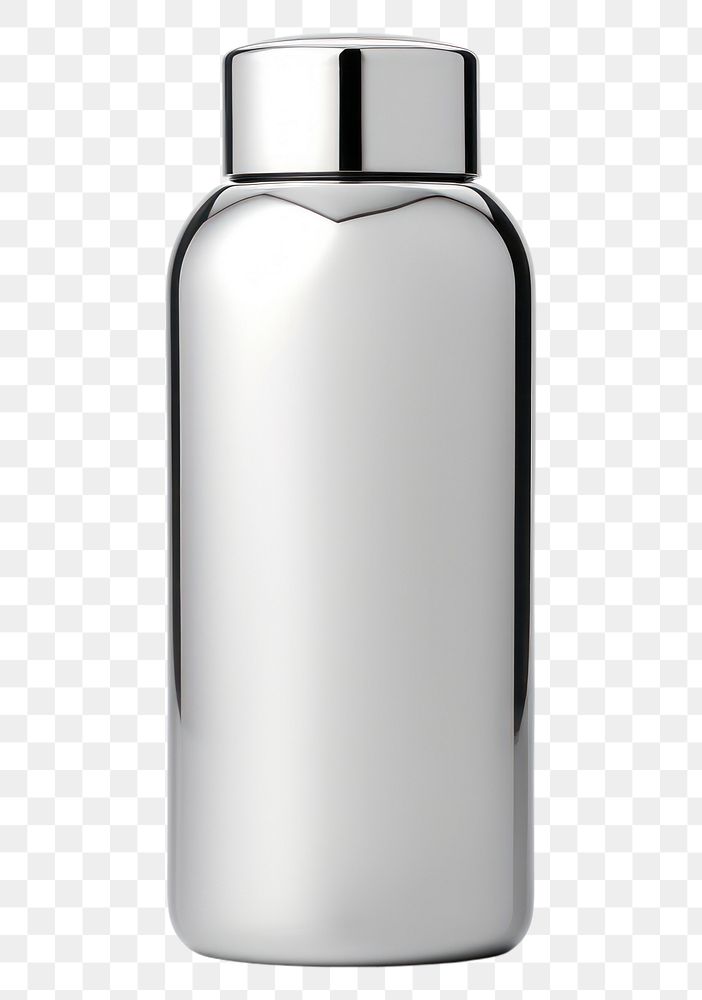 PNG Shampoo bottle Chrome material white background drinkware container.