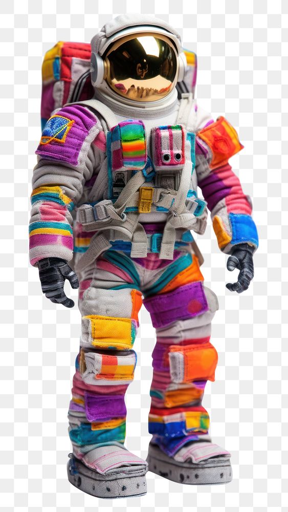PNG Astronaut clothing robot toy. AI generated Image by rawpixel.