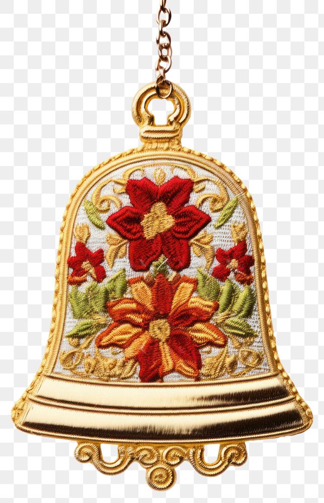 PNG Bell pendant jewelry locket. AI generated Image by rawpixel.