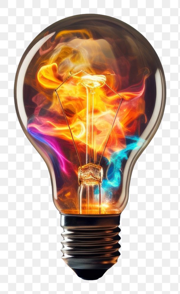 PNG  Creative light bulb lightbulb innovation illuminated.