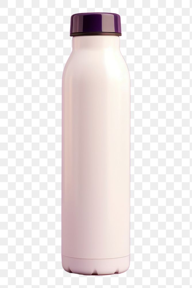 PNG Water bottle purple milk refreshment.