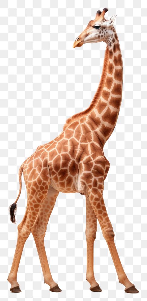 PNG  Giraffee animal wildlife mammal. AI generated Image by rawpixel.