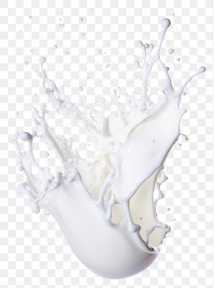 PNG Milk white white background splattered. AI generated Image by rawpixel.