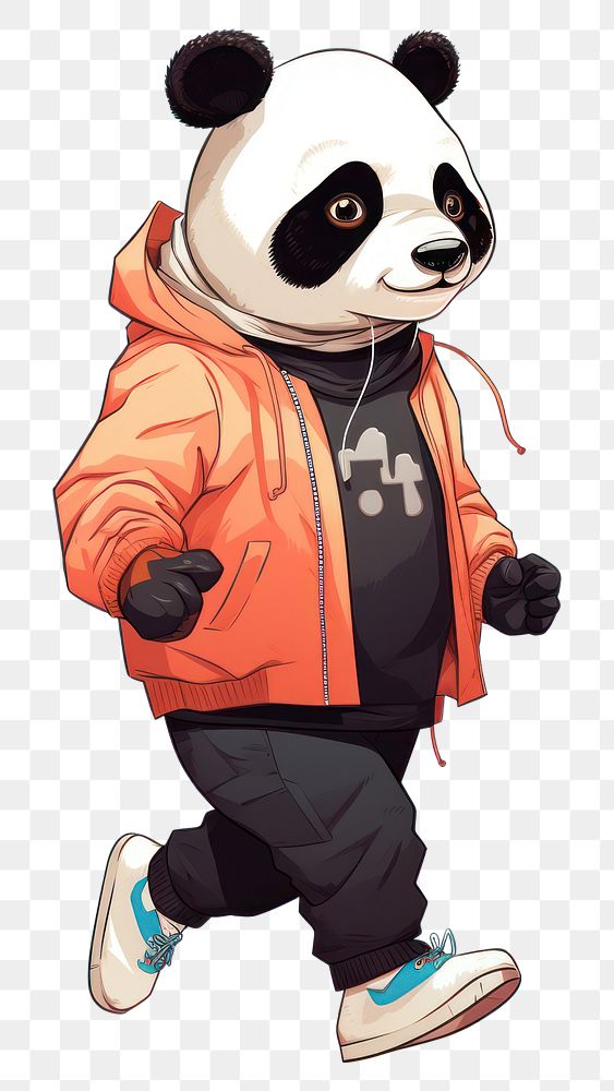 PNG  Panda animal bear representation