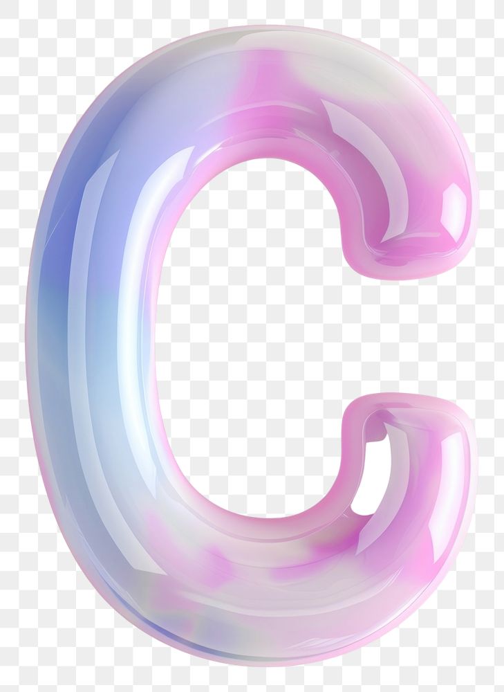 PNG Letter C abstract number symbol.